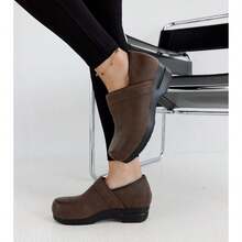 Brown Platform Derby Shoes Oxfords Shoes - Brown - View 4
