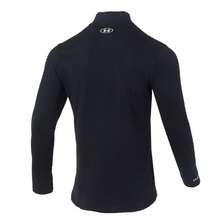Under Armour 男士保暖休闲T恤 UA Packaged Base 4.0 1/4拉链，舒适日常长袖T恤 - 6005299-001 - 查看 3
