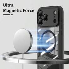 Hadaasi 1 ốp lưng mềm từ tính 360° màu đen, ốp lưng mềm từ tính hai mặt 360° cao cấp tương thích với Apple 17e/17 Air 16 15 14 13 12 11 Pro Max, bảo vệ toàn diện chống rơi vỡ, hỗ trợ sạc không dây cho 16E 16 15 14 Plus, ốp bảo vệ trong suốt tương thích với Samsung Galaxy S26Ultra/S26Plus/S26/A17/A07/S25FE/Poco/Honor 400Pro và Reno14 Pro và Honor 400/400Pro/400Lite, phiên bản quốc tế, không phải phiên bản nội địa. - màu đen - Xem 5