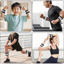 Polainas para Tobillo 1kg, 2 pcs Pesas Para Tobillos, Gimnasio Polainas para Muñecas, Polainas Ajustables de Peso, Correr y Entrenamiento de Fuerza para Mujeres Hombres - Negro - Ver 11