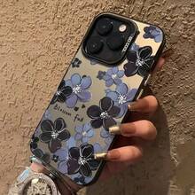 Suitable For IPhone 16PROMAX 11 12 13PROMAX 14PROMAX 15 IMD Material - Black - Transparent  Pattern Star Phone Case - Black - View 3