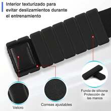 2Pcs Polainas para Tobillos y Muñecas, 2.2lb(1kg) Polainas de Silicon Ajustables, Correas de peso para piernas para Yoga Pilates Fitness Gym, Entrenamiento De Fuerza De Tobillo, Muñeca, Brazo Y Pierna (2x0.5kg) - rosa - Ver 8