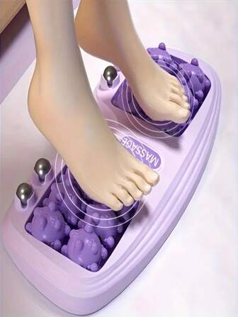 1 件符合人体工程学的足部按摩器，用于指压按摩和耐用防滑足部护理工具，适合家庭使用，足部放松器具有现代美学光滑表面