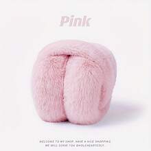 冬季柔软耳罩，适合所有 4 个季节，可折叠，易于存放，轻巧便携 - 彩色 - 查看 3