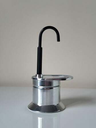 50ml Aluminum Alloy Single Spout Moka Pot, Lightweight, Cute, MINI Single Cup Coffee Maker, Italian Coffee Pot