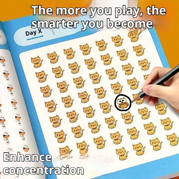 Early Brain Development Books For Children (2-6 Years Old) - Enhance Left & Right Brain, Cognitive Skills, Concentration, Logic And Creativity Through Fun Learning Activities - Improve Memory And Problem-Solving Abilities. Birthday Gift, Holiday Gift, Halloween Gift, Christmas Gift