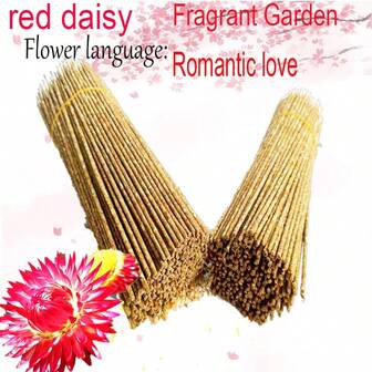 15/30/48支香园红菊花香，清新芳香，点燃一支，提振心情，活力充沛，适用于瑜伽馆、办公室、母亲节、情人节浪漫场合