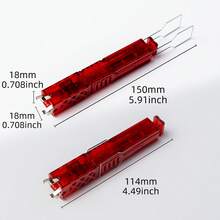 Bokawz Switchs Puller, Keycpas Puller, 2-In-1 Mechanical Keyboard, Hot Swappable Key Cap, Shaft Body Switch, Cleaning And Dismantling Tool - Red - View 8