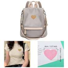 20 Pcs Heart Patches Iron On Heart Patches Clothes Dress Hat Jeans Backpack Mixed Color