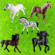 仿真马模型，包括弗里斯兰母马、克莱兹代尔马、卢西塔诺马、小马驹、装饰展示玩具