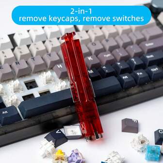 Bokawz Switchs Puller, Keycpas Puller, 2-In-1 Mechanical Keyboard, Hot Swappable Key Cap, Shaft Body Switch, Cleaning And Dismantling Tool