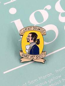1 Peça Emblemas Inspirados em Música, Hamilton, Presentes de Teatro, Presentes de Moda, Acessórios de Joalheria