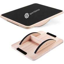 Sportisimo - Tabla de Equilibrio - Modelo Balance Pro 75 x 28 cm - Base curvada y superficie antideslizante - Mejora fuerza, estabilidad y coordinación - Tablero de 75 x 28 cm - Ver 4