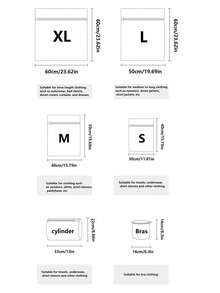 1件内衣洗衣袋，印花细网衣物护理袋套装，大号网眼胸罩护理袋，洗衣网袋 - 彩色 - 查看 3