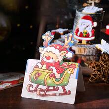 Christmas Cards Set, 5 Merry Christmas Greeting Cards With Envelopes 5 Assorted Designs Folding Holiday Gift Cards For Christmas New Year Adults Kids Gift Cards.