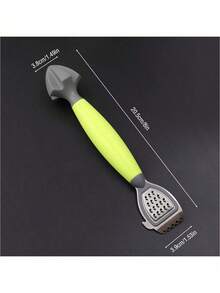 Lemon Peeler, Soft Handle Lemon Zester, Fruit Juicer, Cheese Grater, Lemon Zester, Citrus Squeezer, Lemon Peeler And Zester, Kitchen Tools, Kitchen Supplies, Bar Supplies, Kitchen Accessories - Green - View 10