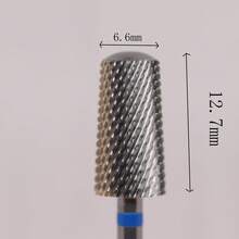 Foret de fraisage en carbure de tungstène en acier de original RolinStar 6,6 grande forme trapézoïdale supérieure arrondie pour manucure