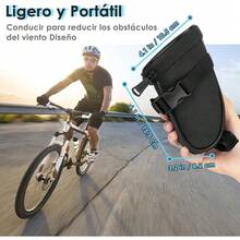 WOTOW Bolsa de Sillín de Bicicleta, Bolsa debajo del Asiento Bicicleta para Ciclismo con Correa, Almacenamiento de Herramienta, Bolsa de Accesorios al Aire Libre MTB Bicicleta de Montaña Carretera - 1 - Ver 3