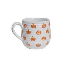 1 件万圣节不对称南瓜骷髅印花马克杯，创意浮雕设计，大容量，搞怪骷髅和南瓜图案，适合万圣节派对、居家饮水、早餐牛奶燕麦片、下午茶咖啡、礼物、万圣节礼物 - 彩色 - 查看 13
