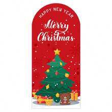 50 Stücke pro Packung Weihnachts-Aufkleber, Frohe Weihnachten Geschenkbox Siegelaufkleber, mit sechs Mustern wie Weihnachtsmann, Rentier, Weihnachtsbaum, Schneemann usw., Verpackungs-Dekorationsaufkleber