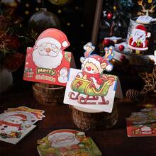 Christmas Cards Set, 5 Merry Christmas Greeting Cards With Envelopes 5 Assorted Designs Folding Holiday Gift Cards For Christmas New Year Adults Kids Gift Cards.