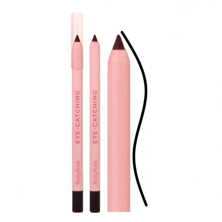 Ruby Rose Eye-Catching Black Eyeliner - Negro - Ver 1