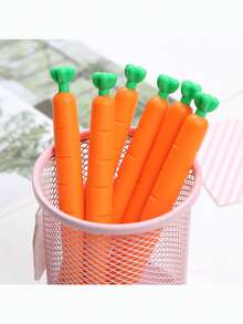 5pcs Or 2pcs,Carrot,Automatic Pencil,0.5mm/0.7mm,Vegetable Shape,Office Stationery For Students,Funny Writing Pens,Activity Pencils,Gifts For Friends,Kids For The School Season