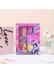 Bộ quà tặng văn phòng phẩm Stitch và Công chúa băng giá, Hộp quà tặng đồ dùng học tập, Mùa tựu trường - Nhiều màu - Xem 8