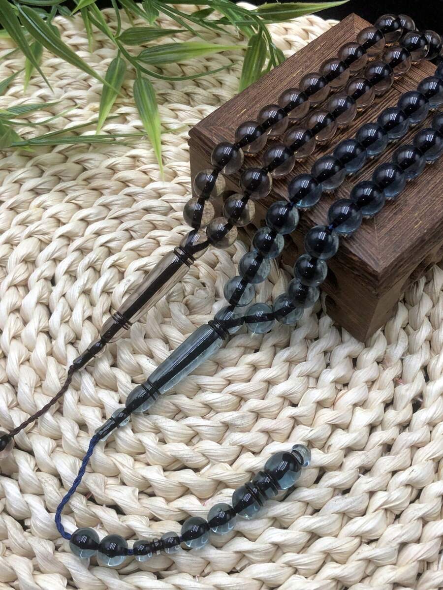 1 pieza Nuevas cuentas de oración de Navidad y Ramadán, 45 piezas de rosario de pulsera de resina, regalo de vacaciones de Oriente Medio, Ramadán, Navidad