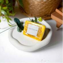 Lemon Turmeric Kojic Soap,Alcohol-Soothing Soap! Richly Foaming Handmade Soap, With Turmeric Essential Oil To Nurture And Protect The Skin Barrier