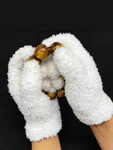 Women/Student's Warm Plush Gloves - Multicolor - View 19