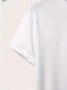 Camiseta de hombre con estampado religioso en la espalda - Azul Marino "Ruega, espera, confía, Dios tiene un plan". Corte holgado, talla grande, manga larga, estilo Y2K, camiseta con diseño - Blanco - Ver 5