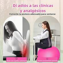 2pcs Pelota Pilates Incluye Pelota Yoga Grande de 65cm y Pilates Mini Ball de 25cm,Pelota para Embarazadas Antideslizante y Antichoque,Pelotas para Ejercicio chica Antipinchazos para Deportes,Fitness - rosa - Ver 2