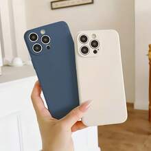 3 件纯色直边全覆盖防摔手机壳适用于 Apple 16PROMAX/15PLUS/15PRO/15/14PROMAX/14PLUS/14PRO/14/13PROMAX/13PRO/13/12PROMAX/12PRO/12 11PROMAX/11PRO/11/XSMAX/XR/XS/7/8PLUS - 彩色 - 查看 3