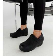 Black Platform Montoro Casual Women Oxfords Shoes - Black - View 3