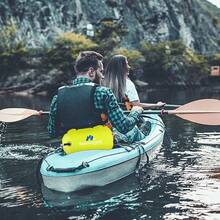 TAGNEFLOR Boya de Natación Aguas Abiertas - Flotador de Natación Salvaje,Flotador de Remolque Ligero con Bolsillo Impermeable para Teléfono |  Visibilidad Alta | Adultos/Niños - Amarillo - Ver 11