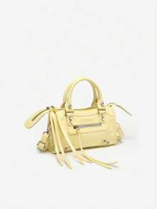 Nouveau sac de moto Y2K à rivets, sac à main rétro haut de gamme à l'ancienne mode française, sac bandoulière croisé