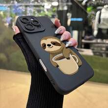 La funda de teléfono Angel Eye de alta gama presenta un diseño de caricatura lindo y perezoso, una funda de protección creativa personalizada y elegante, resistente a golpes y caídas, resistente a la suciedad y duradera, con impresión UV, adecuada para  17/17 Pro/17 Pro Max/17 Air/ 16/16 Pro/16 Pro Max/16 Plus/ 15/15 Pro Max/15 Pro/15 Plus/ 14/14 Pro/14 Plus/14 Pro Max/ 13/13 Pro/13 Pro Max/12/12 Pro/12 Pro Max/11/11 Pro/11 Pro Max/XR/X/XS/XS Max. Es el regalo de cumpleaños perfecto para novias, novios, esposos, esposas, amigos o para uno mismo, innovador y a la moda, adecuado tanto para hombres como para mujeres.Proporciona protección de 360 grados.Este es el regalo perfecto para los cumpleaños de niños y niñas. - Negro 1632 - Ver 1