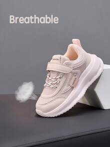 A Pair Summer Shoes For Girls Girls Kids Shoes Fashion Sneakers Shoes Kids Girls Sport Girl Sneaker Kids Purple Shoes Running Shoes Girls Girls Blush Trainers Block Colours Kids Sport Shoes Light Boot Females - Pink - View 2