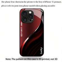 Compatible With Samsung Galaxy S25, S24, S23, S22, S21, S20 FE And Other A Series Models, The New Fashionable Glass Mobile Phone Case, Compatible Withi Phone17/IPhone17Pro/IPhone17Pro Max 16 15 14 13 12 11 Pro Max And Other Models - Trộn màu 2 - Xem 2