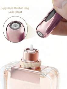 1/5ml Reusable Perfume Bottle, Valentine's Day Gift, Reusable Travel Perfume, Mini Perfume Bottle, Refillable Perfume Spray Bottle, Travel Essential, Multi-Color, Bottle, Spray Bottle, Mini Portable Empty Liquid Container, Travel Essential, Beach, Fall Decoration Travel, School Supply Storage Box, Back To School Essential - 粉色 - 查看 5