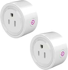 Enchufe Inteligente Wifi Set de 2PCS, Enchufe Inteligente, Toma de Corriente Inalámbrica Control Remoto de Dispositivos Eléctricos a Través de APP - blanco - Ver 12
