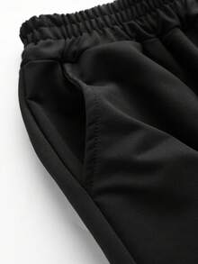 2pcs Tween Boy Retro Pop Style Raccoon Print Round Neck Sweatshirt+Retro Pop Style Raccoon Print Pants Suit Autumn Winter Collection - Multicolor - View 9