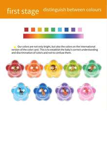 26-10pcs Baby Bath Toys, Floating Number Cognitive Toys, Flower Shaped Soft Rubber Water Play Toys, Animal Patterns, Suitable For Toddlers, Develop Grasping Ability, Promote Early Education, Let Boys And Girls Enjoy Bath Time - Multicolor - View 9