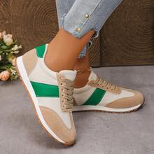 女士时尚休闲平底鞋，女士派对和运动运动鞋，新款舒适运动鞋