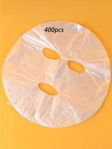 200pcs Disposable Moisturizing Face Mask Sheets, Transparent Plastic Mask Sheets For Salon, Neck Wrinkle Treatment, Waterproof & Moisturizing, Used With Serum, Mask, Mud Mask Etc. Suitable For Salon, SPA, Beauty Parlor, Home Facial Care - Clear - View 14