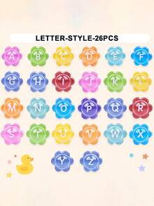 26-10pcs Baby Bath Toys, Floating Number Cognitive Toys, Flower Shaped Soft Rubber Water Play Toys, Animal Patterns, Suitable For Toddlers, Develop Grasping Ability, Promote Early Education, Let Boys And Girls Enjoy Bath Time - Multicolor - View 12