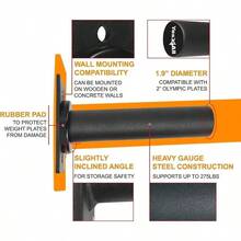 Strength Training Free Weight Rack - A. Individual - View 3