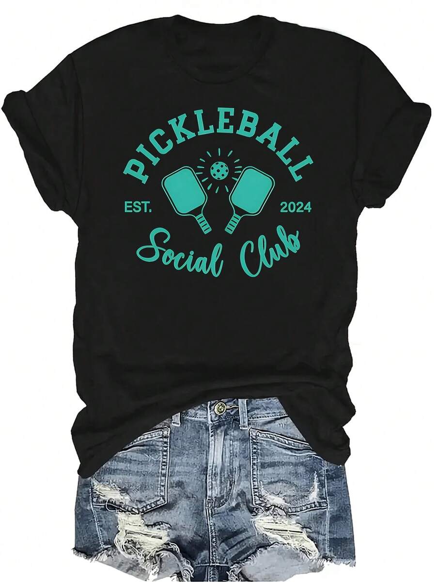 Women T-Shirts - 黑色 - 查看 1