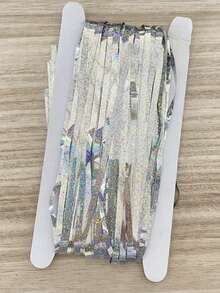 2m Laser Rain Curtain / 4m / 8m (Blue Laser + Champagne Set) / 2m (Champagne Rain Curtain) Light Gold Birthday Party Decor Background, Housewarming, Anniversary, Wedding Decor To Add Joyful Atmosphere